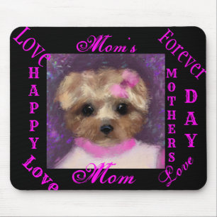 MINI YORKIE POO     MOUSE MAT