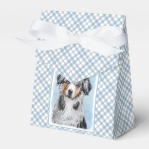 Miniature American Shepherd Painting - Dog Art Favour Box