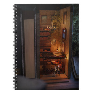 Miniature book nook diorama - enemies to lovers