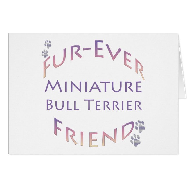 Miniature Bull Terrier  Furever (Front Horizontal)