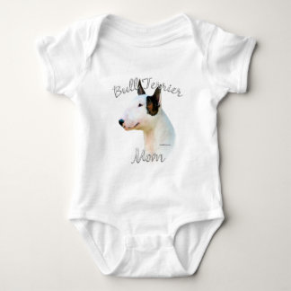 Miniature Bull Terrier Mum 2 Baby Bodysuit