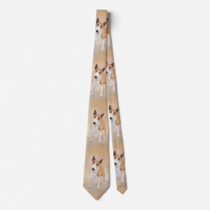 Miniature Bull Terrier Painting - Cute Original Do Tie