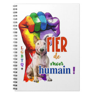 Miniature Bullterrier dog Notebook