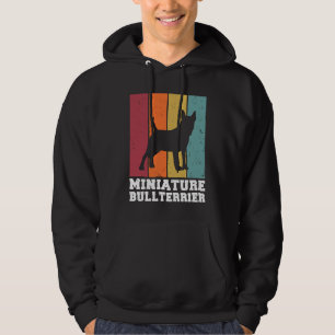 Miniature Bullterrier Vintage Hoodie
