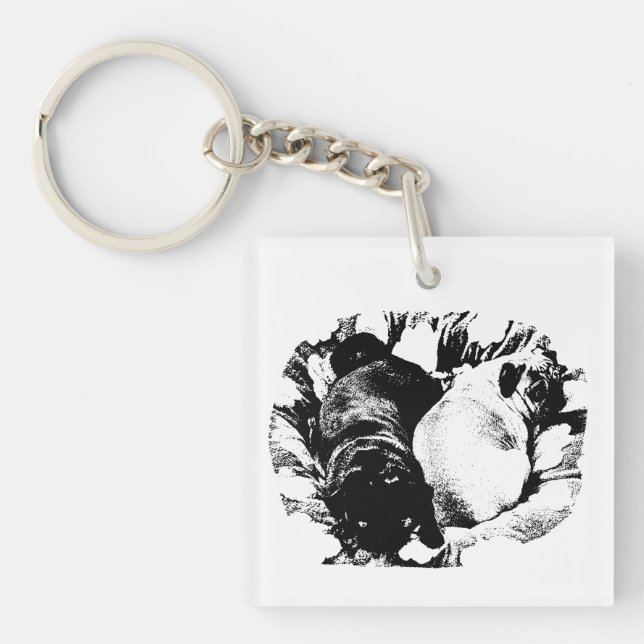 Miniature Calm Form Key Ring (Front)