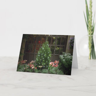 Miniature Christmas Tree Holiday Card