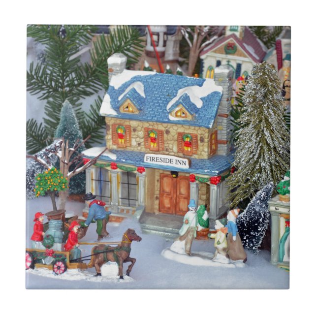 Miniature christmas village tile (Front)