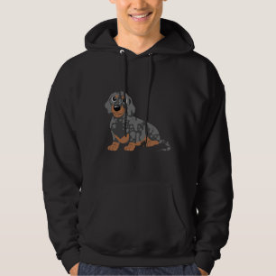 Miniature Dachshund Black Dapple Hoodie