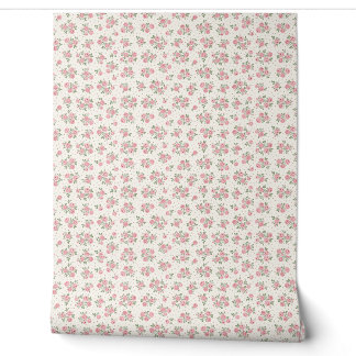 Miniature Floral Wallpaper for Dollhouse