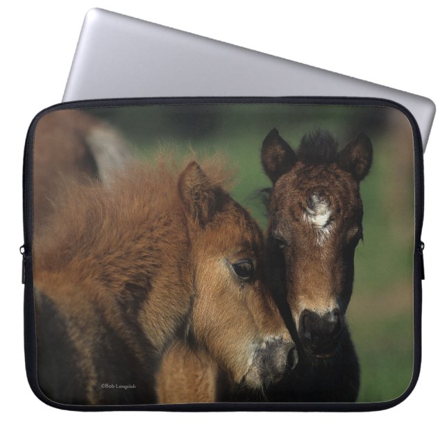 Miniature Foals 2 Laptop Sleeve (Front)