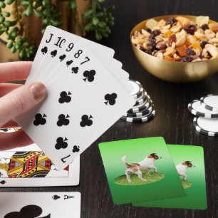 Miniature Fox Terrier Alert, Deck Of Cards