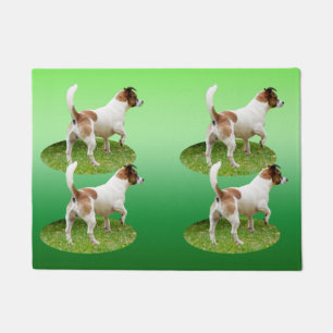 Miniature Fox Terrier Alert, Doormat