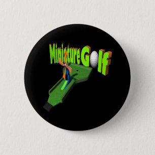Miniature Golf 6 Cm Round Badge