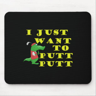 Miniature Golf Funny Mini Golf Tee Golf Ball Putt Mouse Mat