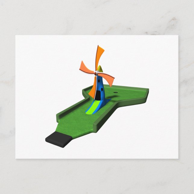 Miniature Golf Postcard (Front)