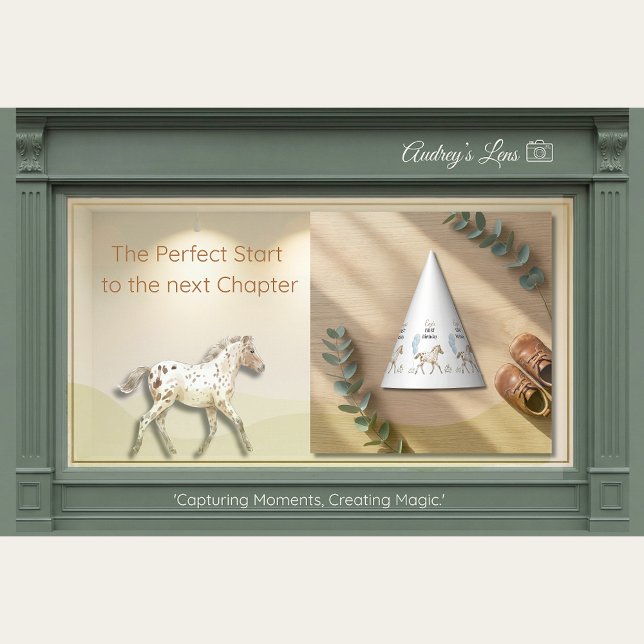 Miniature Horse 1st Birthday Party Hat (Creator Uploaded)