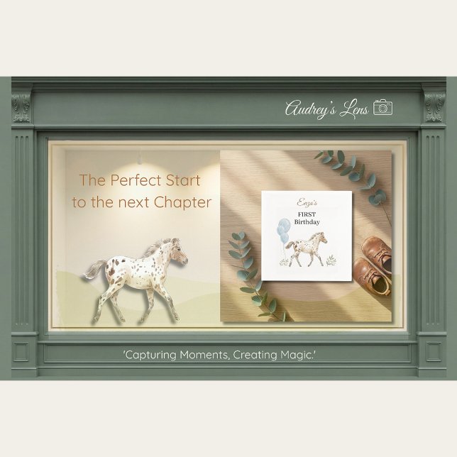 Miniature Horse Birthday Napkins (Creator Uploaded)