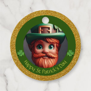 Miniature Leprechaun St Patrick's Day Thanks RFT03 Favour Tags