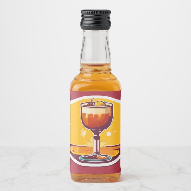 Miniature Magic Liquor Bottle Label (Front)