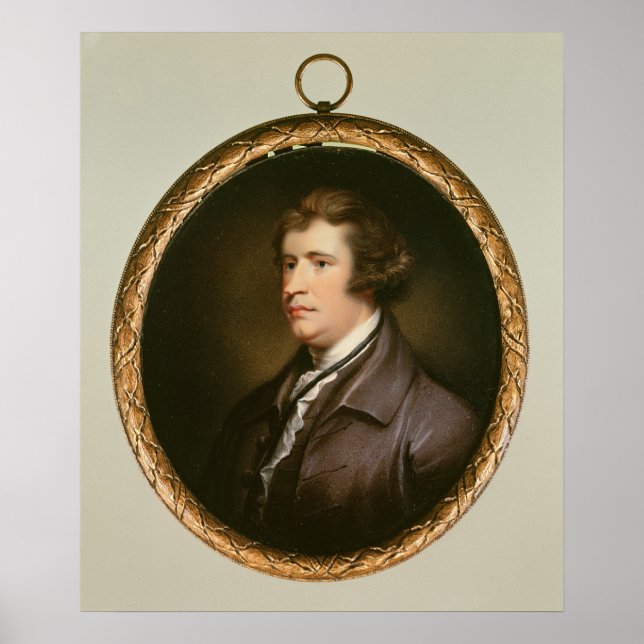 Miniature of Edmund Burke, 1795 Poster (Front)