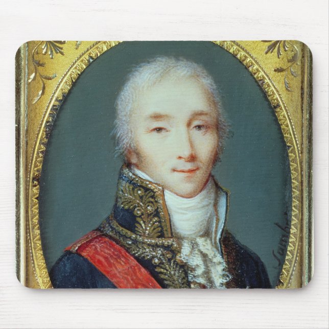 Miniature of Joseph Fouche  Duke of Otranto Mouse Mat (Front)