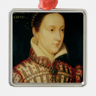Miniature of Mary Queen of Scots, c.1560 Metal Tree Decoration