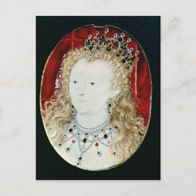 Miniature of Queen Elizabeth I Postcard (Front)