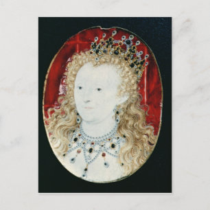 Miniature of Queen Elizabeth I Postcard