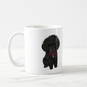 Miniature or Toy Poodle - Black 1 Coffee Mug