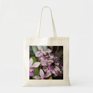 miniature orchids tote bag