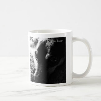 Miniature Pincer Mug Black and White