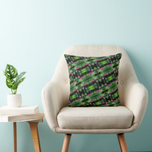 Miniature Pine Cones Close Up Abstract Pattern Cushion