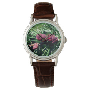 Miniature Pine Cones Personalised Watch