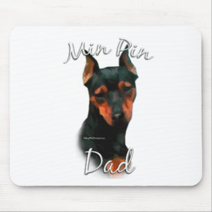 Miniature Pinscher (blk) Dad 2 Mouse Mat