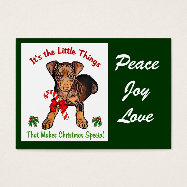 Miniature Pinscher Christmas Gifts (Front)