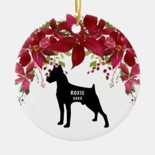 Miniature Pinscher Christmas Ornament