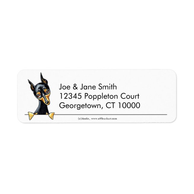 Miniature Pinscher Clean n Simple (Front)
