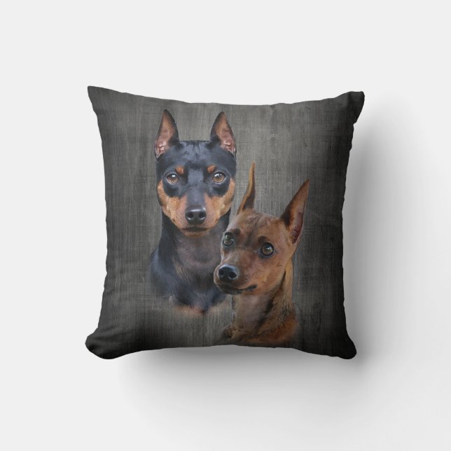 Miniature Pinscher Cushion (Front)