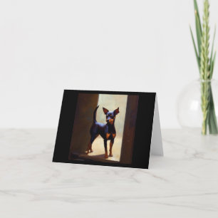 Miniature Pinscher Dog Card