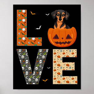 Miniature Pinscher Dog Lovers Boys Girls Halloween Poster