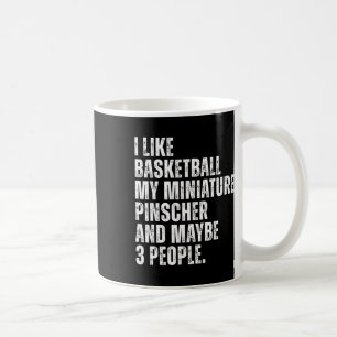 Miniature Pinscher Dog Owner Sketll Lover Funny  Coffee Mug