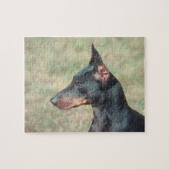 Miniature Pinscher Dog Puzzle (Horizontal)