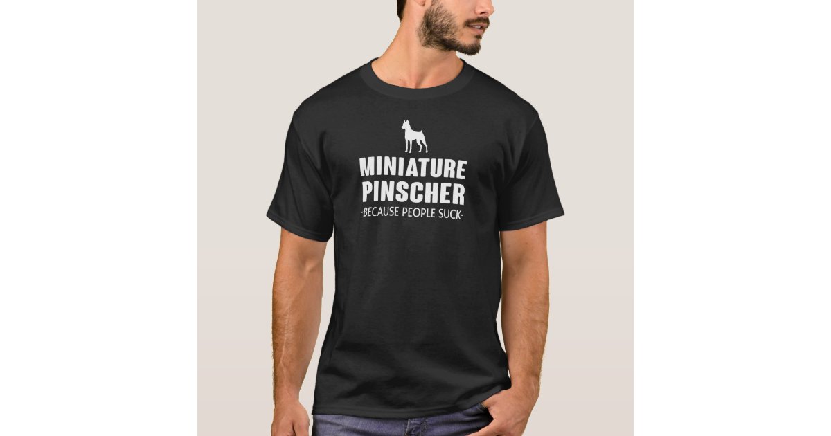 Miniature Pinscher gift t-shirt for dog lovers | Zazzle.co.uk