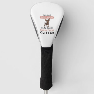 Miniature Pinscher Glitter Funny Dog Shirt Design_ Golf Head Cover