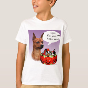 Miniature Pinscher Halloween Candy T-Shirt