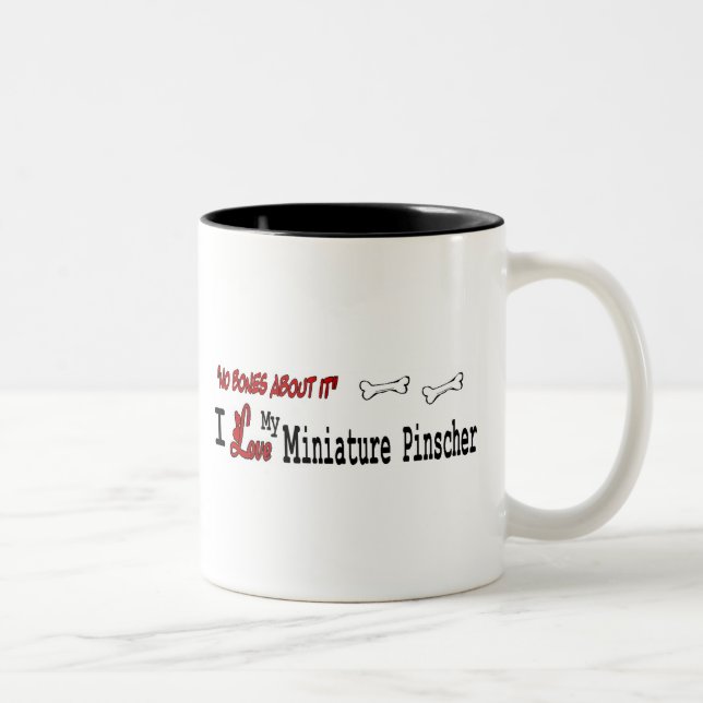 Miniature Pinscher (I Love) Mug (Right)
