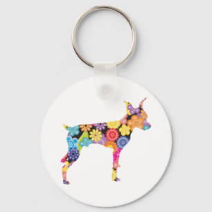 Miniature Pinscher Key Ring
