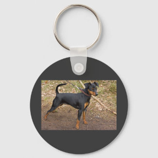 Miniature_pinscher Key Ring