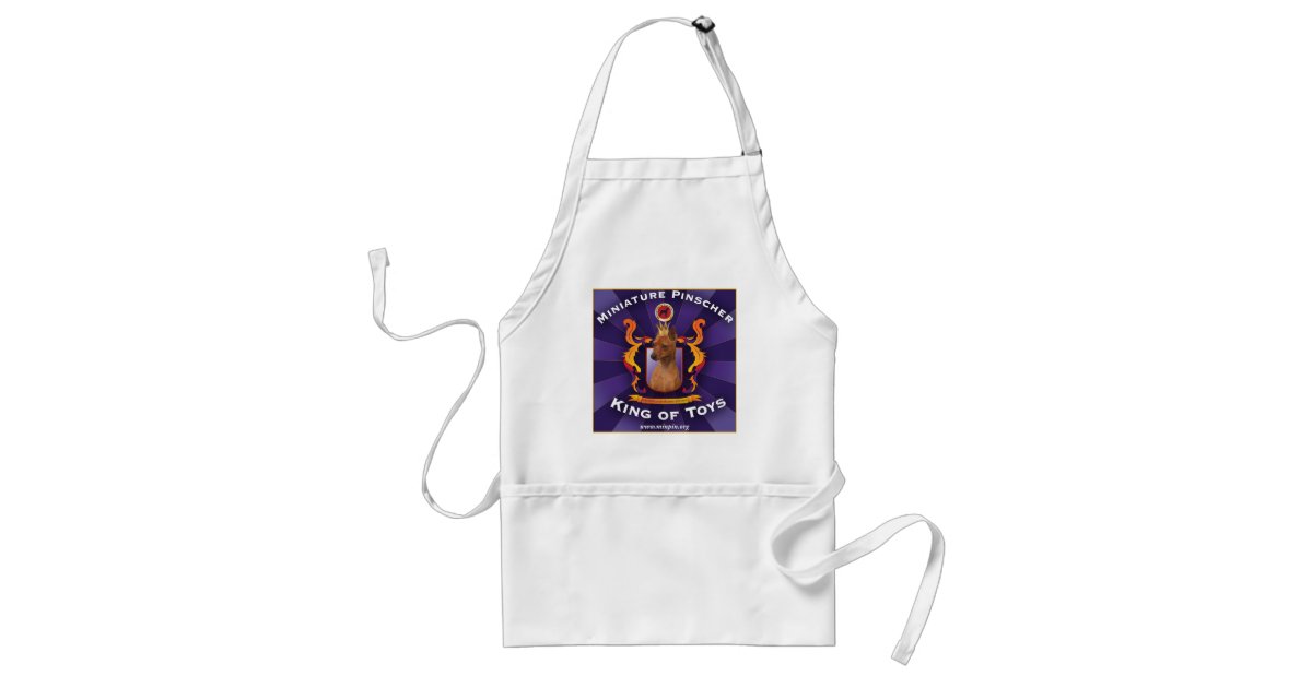 Miniature Pinscher, King of Toys Standard Apron | Zazzle.co.uk