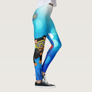 Miniature Pinscher (Min Pin) Under the Sea Legging